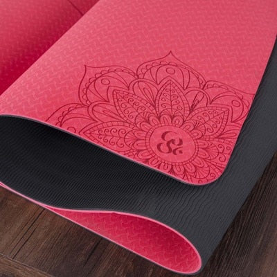 Image of Dature TPE Mandala Yoga Mat (6mm) + Bag & Belt - dil se yoga