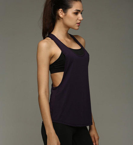 Image of Breezy Superlow-Cutout Tank Top - dil se yoga
