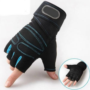 "Zoom" Velcro Strap Gym Gloves (M-XL) - dil se yoga