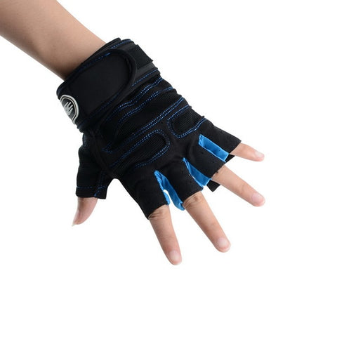 Image of "Zoom" Velcro Strap Gym Gloves (M-XL) - dil se yoga