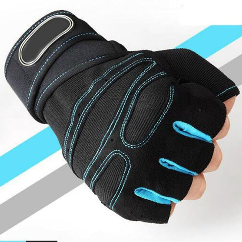 Image of "Zoom" Velcro Strap Gym Gloves (M-XL) - dil se yoga