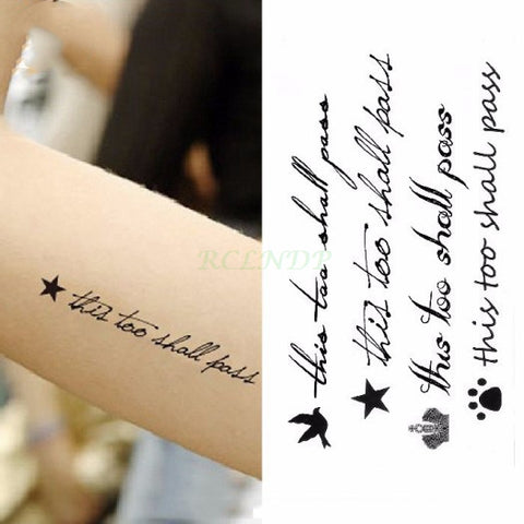 Image of Pulse & Script Waterproof Temporary Tattoos (25 Variants) - dil se yoga