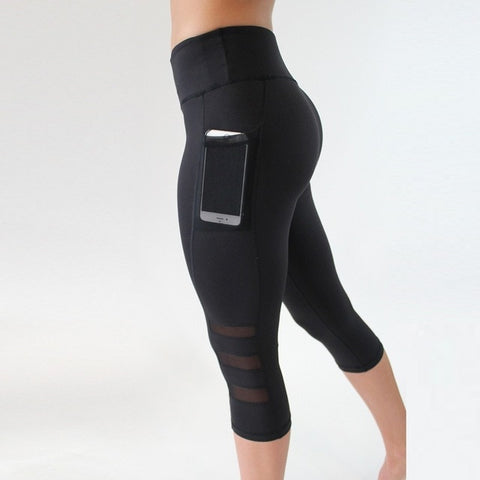 Image of Calf-length "Poche" Sport Leggings - dil se yoga