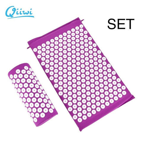 Image of Qiiwi 15mm Massager Yoga Mat & Pillow - dil se yoga