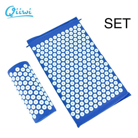 Image of Qiiwi 15mm Massager Yoga Mat & Pillow - dil se yoga