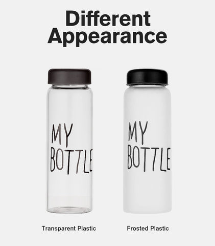 Image of "My bottle" Korean style 480ml/16.2oz Water Bottles - dil se yoga
