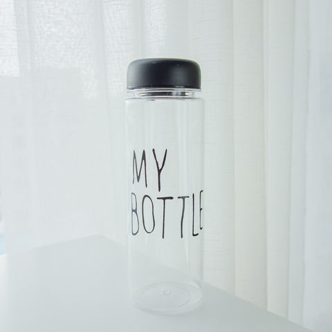 Image of "My bottle" Korean style 480ml/16.2oz Water Bottles - dil se yoga