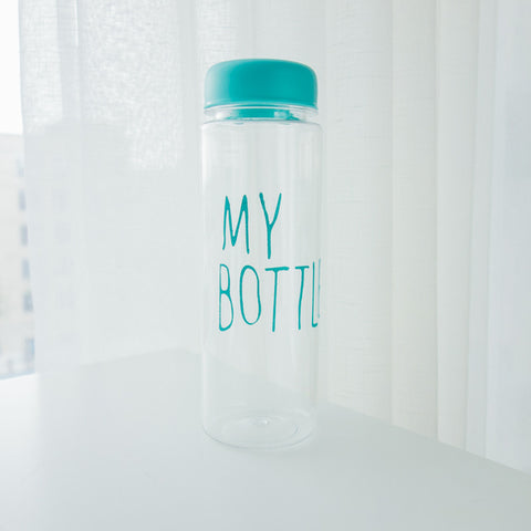 Image of "My bottle" Korean style 480ml/16.2oz Water Bottles - dil se yoga